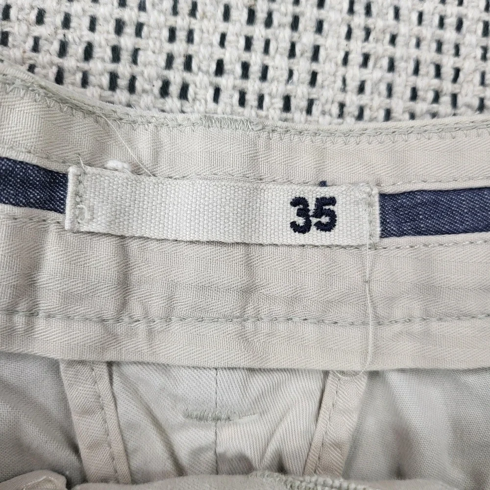 Faherty Shorts Mens 35 Beige Chino Lightweight 10‎ Inseam Casual Summer